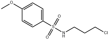 N-(3-chloropropyl)-4-methoxybenzenesulfonamide Structure