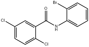 N-(2-bromophenyl)-2,5-dichlorobenzamide 구조식 이미지