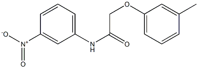2-(3-methylphenoxy)-N-(3-nitrophenyl)acetamide Structure