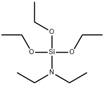 1,1,1-트리에톡시-N,N-디에틸실란아민 (CAS NO. 35077-00-0) 구조식 이미지