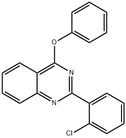 2-(2-chlorophenyl)-4-phenoxyquinazoline Structure