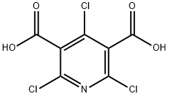 2,4,6-trichloropyridine-3,5-dicarboxylic acid Structure