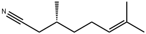 (3R)-3,7-dimethyloct-6-enenitrile 구조식 이미지