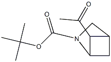 tert-butyl 5-acetyl-2-azabicyclo[2.1.1]hexane-2-carboxylate 구조식 이미지
