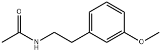 N-(3-methoxyphenylethyl)acetamide Structure