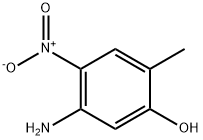 5-Amino-2-methyl-4-nitrophenol 구조식 이미지