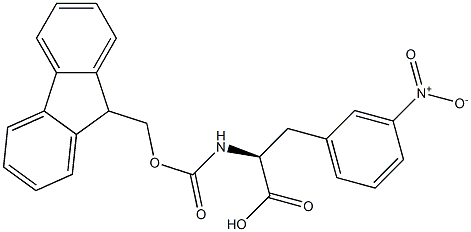 FMOC-L-3-NITROPHENYLALANINE 구조식 이미지