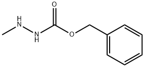 2-Methylhydrazinecarboxylic acid phenylmethyl ester 구조식 이미지