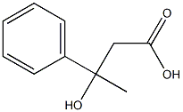 3-Hydroxy-3-phenylbutanoic acid Structure