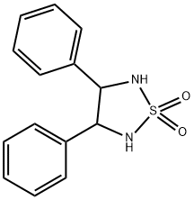 1,2,5-Thiadiazolidine, 3,4-diphenyl-, 1,1-dioxide 구조식 이미지