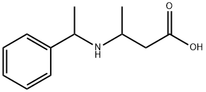 Butanoic acid, 3-[(1-phenylethyl)amino]- Structure