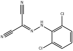 Propanedinitrile, 2-[2-(2,6-dichlorophenyl)hydrazinylidene]- Structure