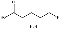 sodium 5-fluoropentanoate Structure