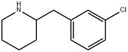 2-[(3-chlorophenyl)methyl]piperidine 구조식 이미지