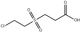 3-(2-chloroethanesulfonyl)propanoic acid Structure