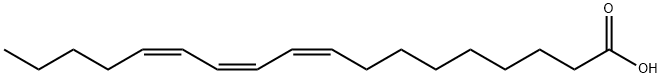 cis,cis,cis-9,11,13-octadecanetrienoic acid Structure