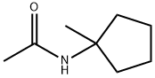 Acetamide, N-(1-methylcyclopentyl)- Structure