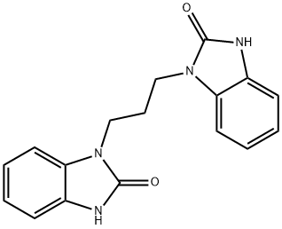 2H-Benzimidazol-2-one, 1,1'-(1,3-propanediyl)bis[1,3-dihydro- 구조식 이미지