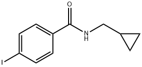 N-(Cyclopropylmethyl)-4-iodobenzamide 구조식 이미지