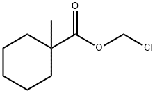 Cyclohexanecarboxylic acid, 1methyl-, chloromethyl ester Structure