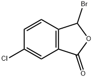 1(3H)-Isobenzofuranone, 3-bromo-6-chloro- Structure