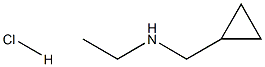 (cyclopropylmethyl)(ethyl)amine hydrochloride 구조식 이미지