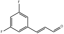 2-Propenal, 3-(3,5-difluorophenyl)-, (2E)- 구조식 이미지