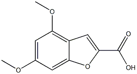 4,6-dimethoxybenzofuran-2-carboxylic acid Structure