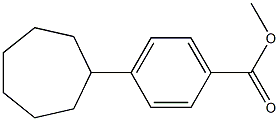 methyl 4-cycloheptylbenzoate Structure