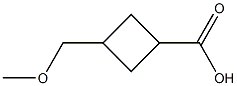 3-(methoxymethyl)cyclobutane-1-carboxylic acid Structure