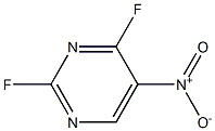 2,4-difluoro-5-nitropyrimidine Structure