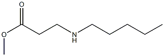 methyl 3-(pentylamino)propanoate Structure