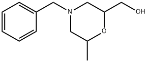 ((2S,6S)-4-benzyl-6-MethylMorpholin-2-yl)Methanol Structure