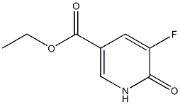 ethyl 5-fluoro-6-oxo-1,6-dihydropyridine-3-carboxylate 구조식 이미지