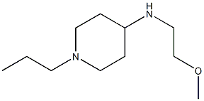 N-(2-methoxyethyl)-1-propylpiperidin-4-amine 구조식 이미지