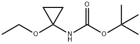 Carbamic acid, N-(1-ethoxycyclopropyl)-, 1,1-dimethylethyl ester Structure