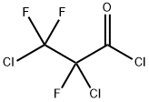 Propanoyl chloride, 2,3-dichloro-2,3,3-trifluoro- 구조식 이미지