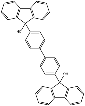 9,9'-biphenyl-4,4'-diylbis(9H-fluoren-9-ol) Structure