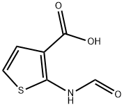 2-(formylamino)-3-thiophenecarboxylic acid Structure