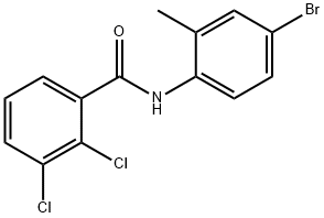 N-(4-bromo-2-methylphenyl)-2,3-dichlorobenzamide 구조식 이미지