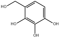 1,2,3-Benzenetriol, 4-(hydroxymethyl)- Structure