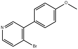 4-Bromo-3-(4-methoxyphenyl)pyridine Structure