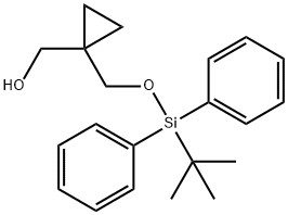 [1-(tert-Butyldiphenylsilanyloxymethyl)-cyclopropyl]-methanol Structure
