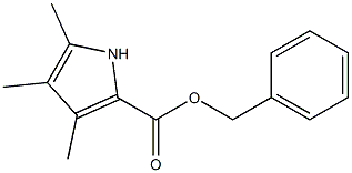 benzyl 3,4,5-trimethyl-1H-pyrrole-2-carboxylate 구조식 이미지