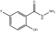 Benzoic acid, 5-fluoro-2-hydroxy-, hydrazide Structure