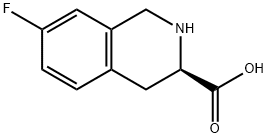 (3R)-7-fluoro-1,2,3,4-tetrahydroisoquinoline-3-carboxylic acid Structure