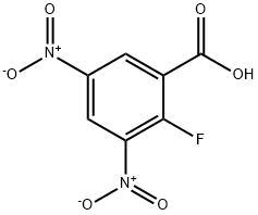 Benzoic acid, 2-fluoro-3,5-dinitro- 구조식 이미지