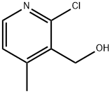 (2-Chloro-4-methylpyridin-3-yl)methanol 구조식 이미지