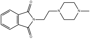 1H-Isoindole-1,3(2H)-dione, 2-[2-(4-methyl-1-piperazinyl)ethyl]- Structure