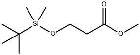 methyl 3-[tert-butyl(dimethyl)silyl]oxypropanoate 구조식 이미지